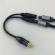 1 to 2 SPDIF Optical Audio Toslink Splitter Cable Digital Optical Splitter